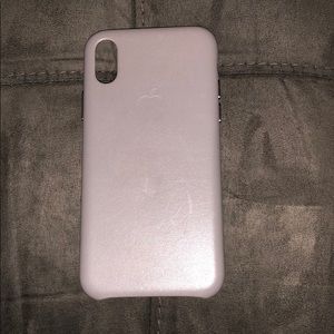 Apple IPhone X leather case